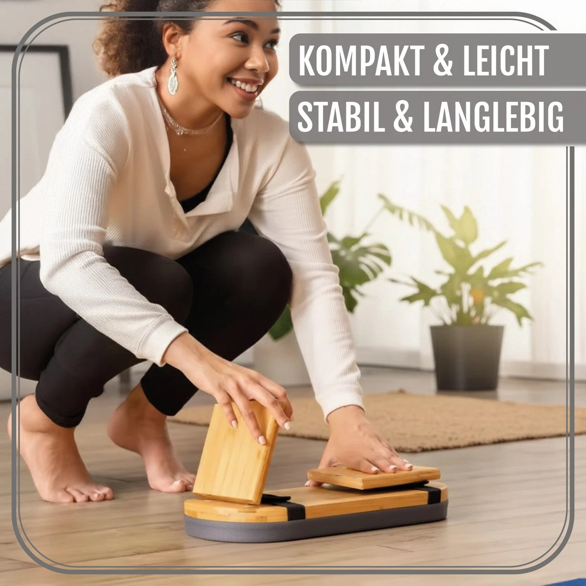 Meditationsban<wbr/>k Klappbar 44x18 cm inkl. Kissen Yogahocker Yogakissen Sitzbank