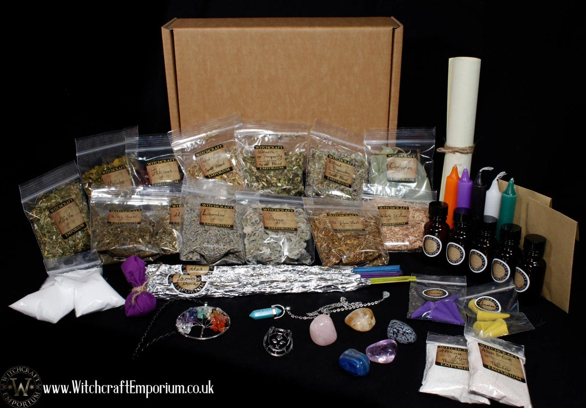 Mega Witchy Mystery Box Natur Vegan Bio Magie Heidnisch Wicca Ritual Zauber