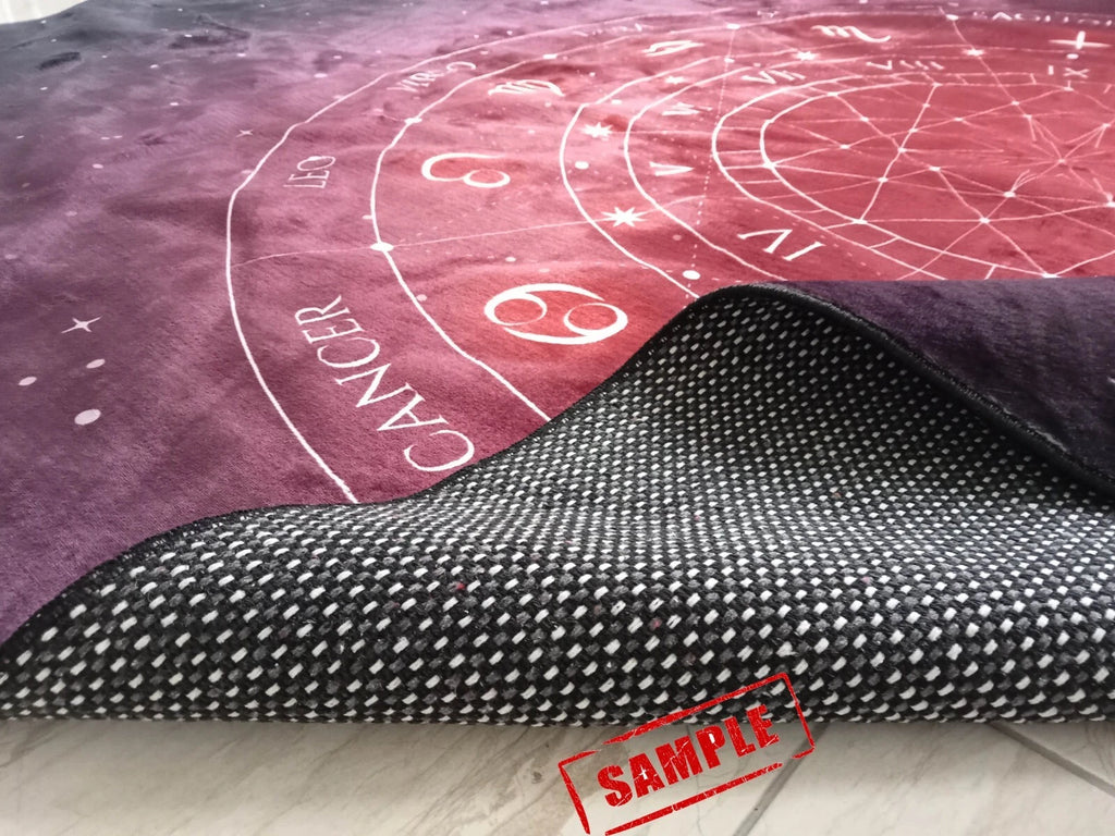 Astrology Rug, Zodiac Rugs, Horoscope Design Rug, Astrology Design Rug,Decor
