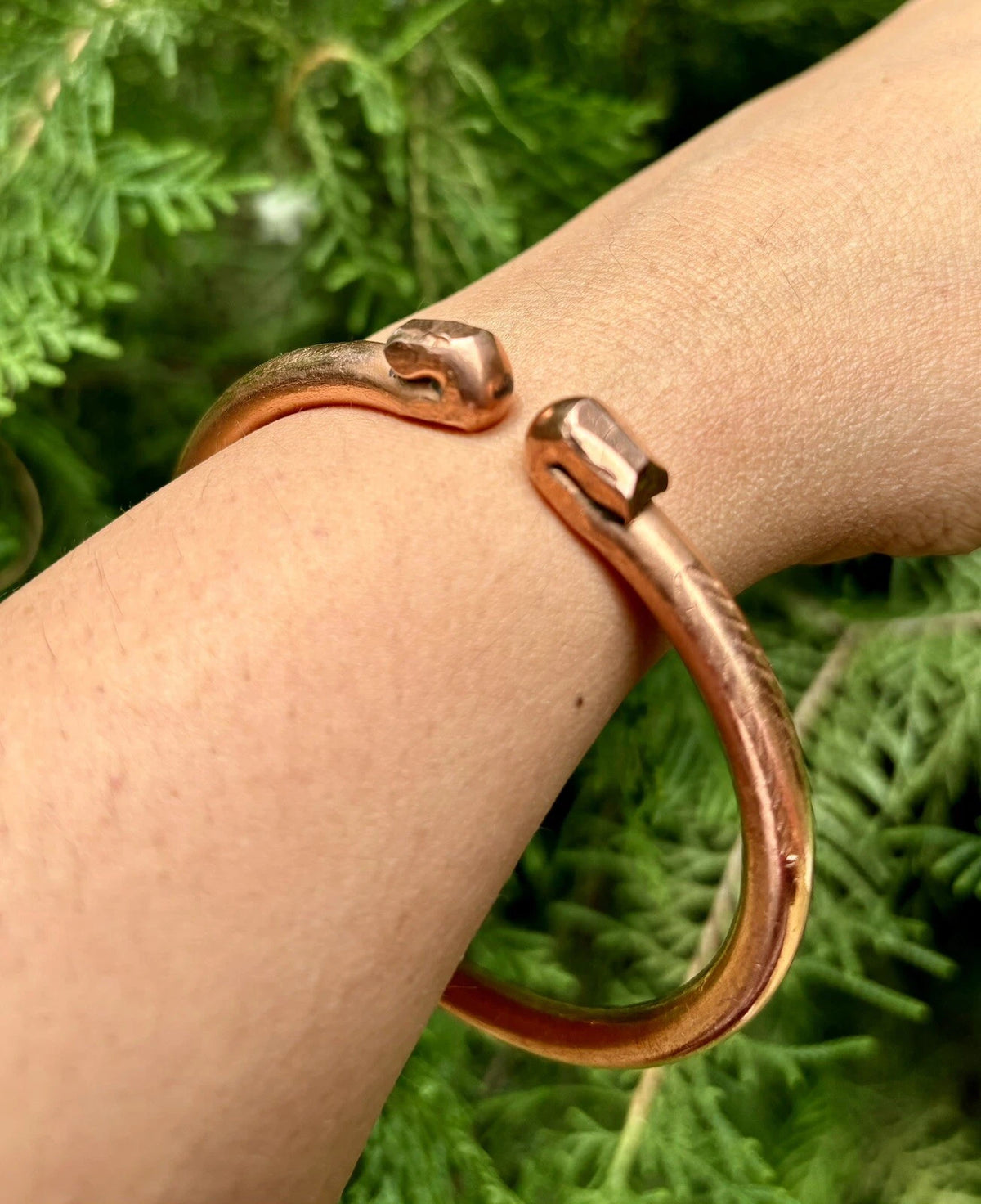 1Pc Pure Copper Mens Healing Bangle, Cuff, Bracelet, Jewelry, Spiritual, 57 gram