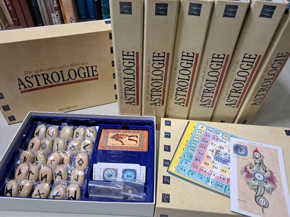 Die geheimnisvolle Welt der Astrologie, 6 Ordner inkl. 2 VOLLSTÄNDIGER Boxen