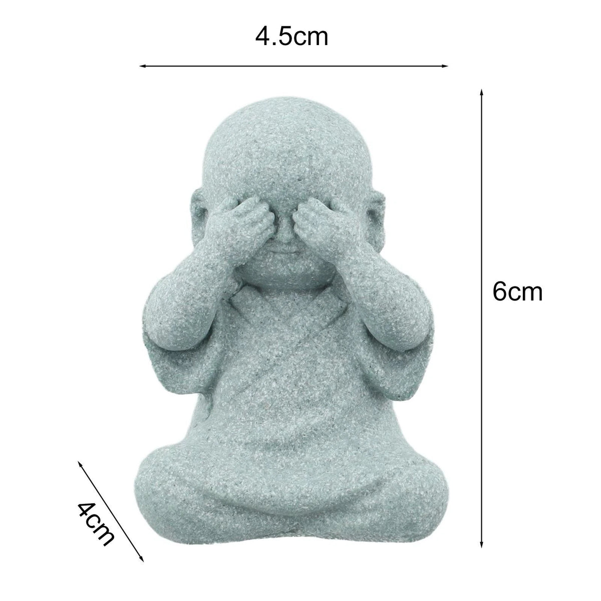 Resin Mönch Statuen Buddha Figuren für spirituelle Wohnkultur und Feng Shui