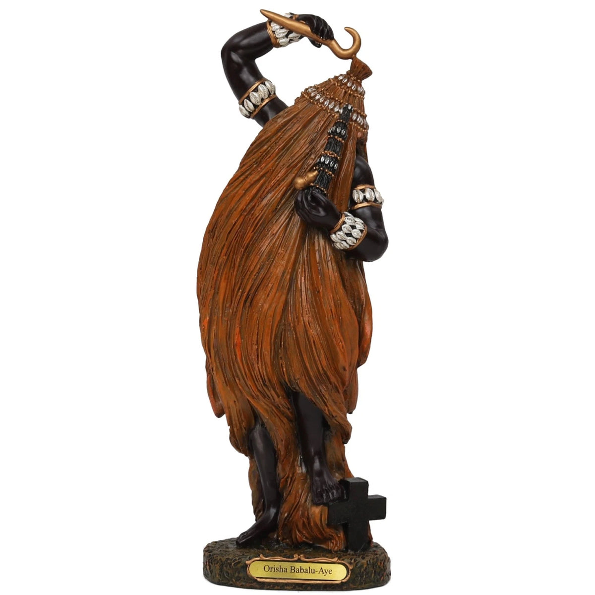 12" Inch, Babalu Aye , Orisha Spiritual Statue, Yoruba Religion