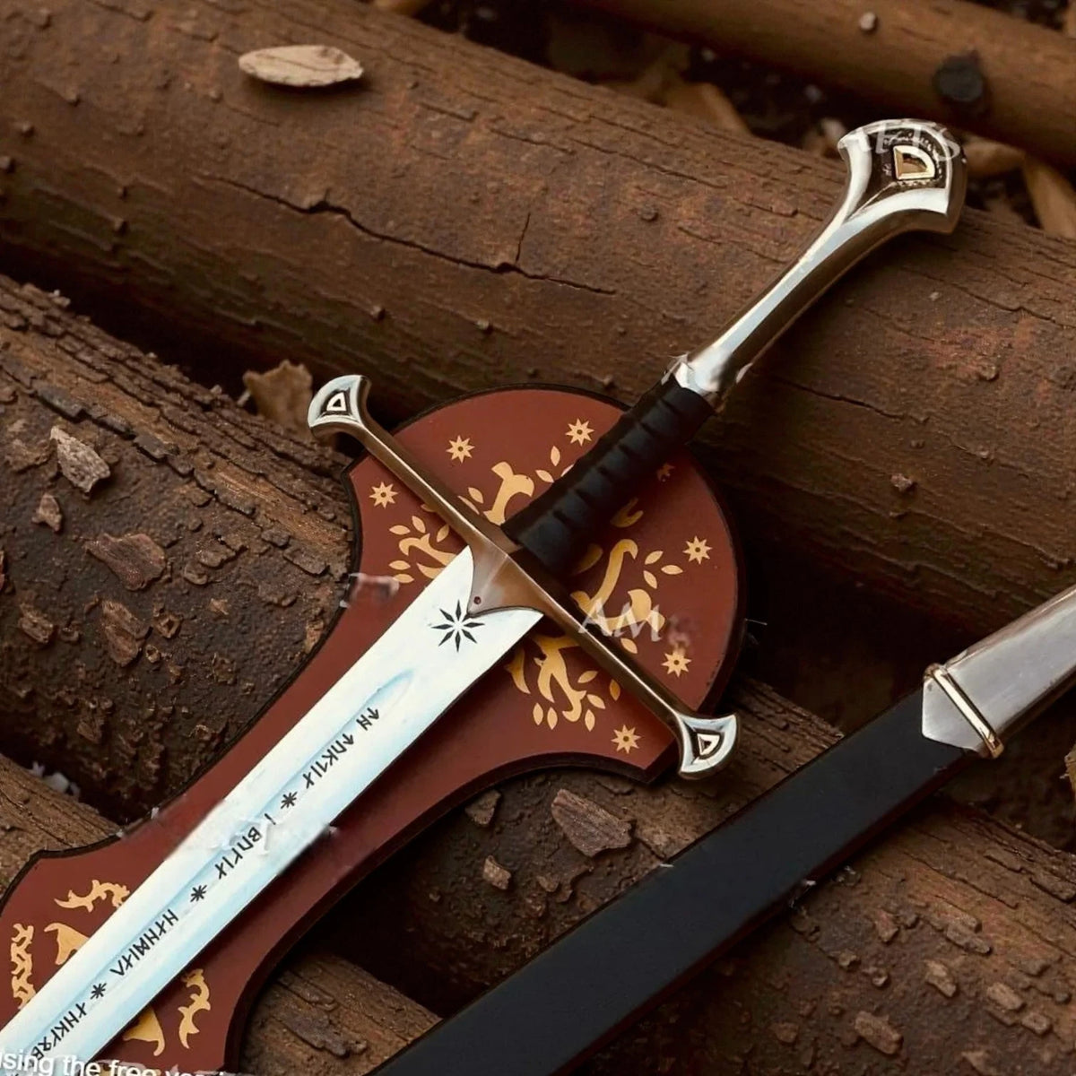 LOTR Sword Lot 5 Narsil Anduril, Glamdring, Eowyn Herugrim, Witch King Gift Him