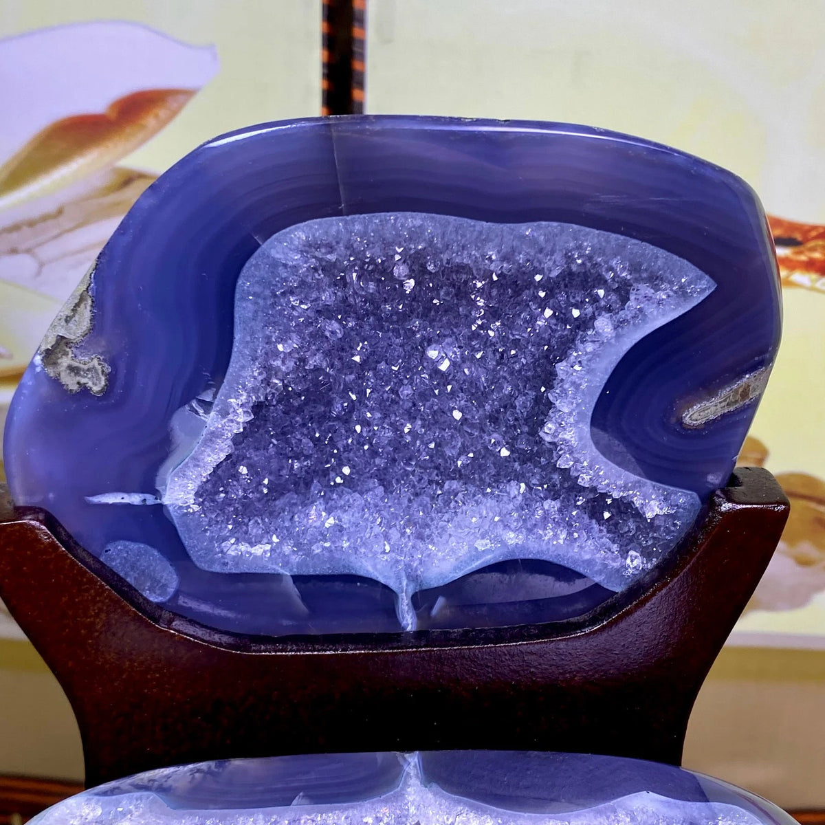 10LB Natural amethyst Agate Treasure Basin Quartz Geode cluster Healing decor