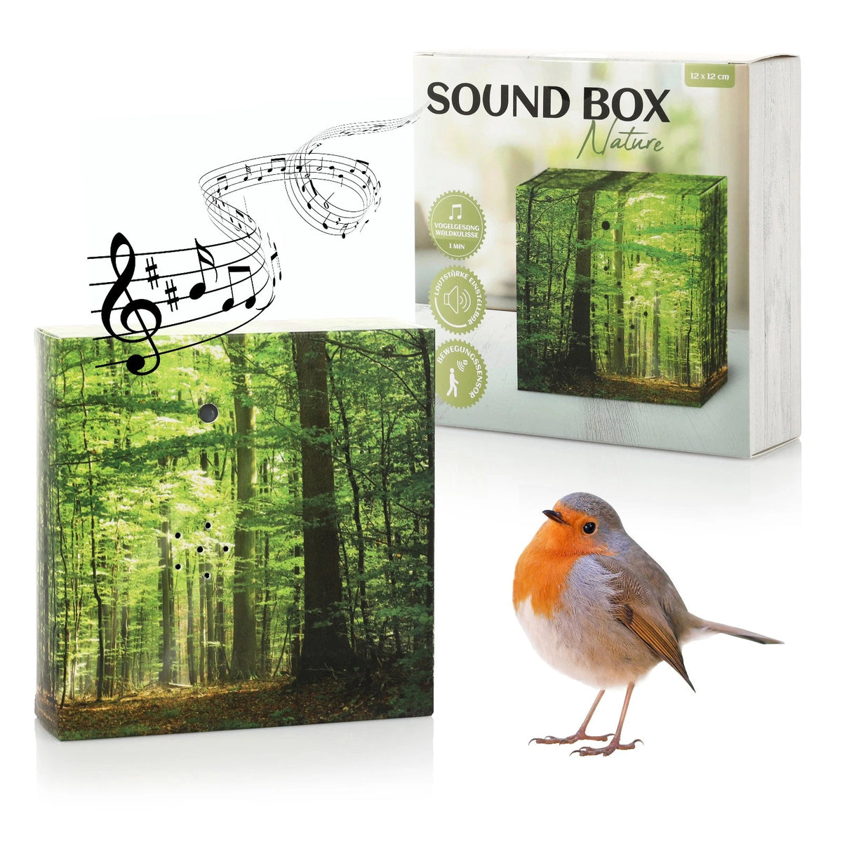 Nordstern Soundbox mit Naturklängen und Vogelgesang für Entspannung &amp; Ruhe