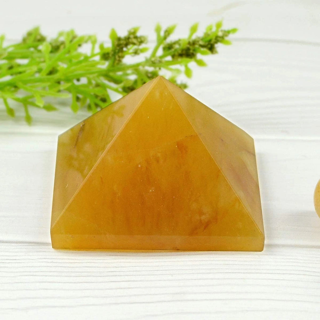 Citrin Stein Pyramide Für Reiki Heilung/Gitter Aura Reinigung, Vastu Korrektur