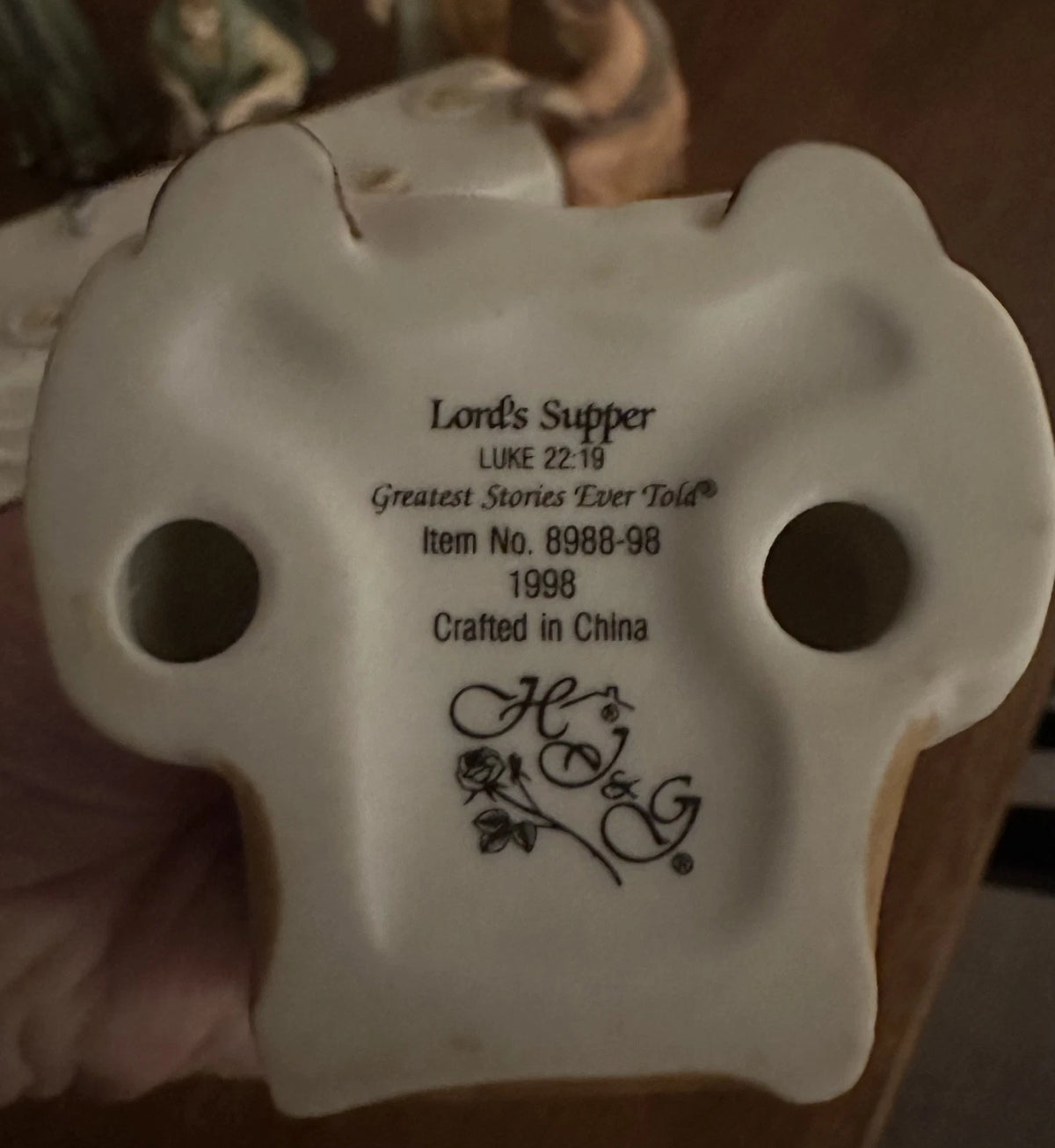 VTG Home Interiors Greatest Stories Ever Told The Lords Supper 12 Piece Set~RARE
