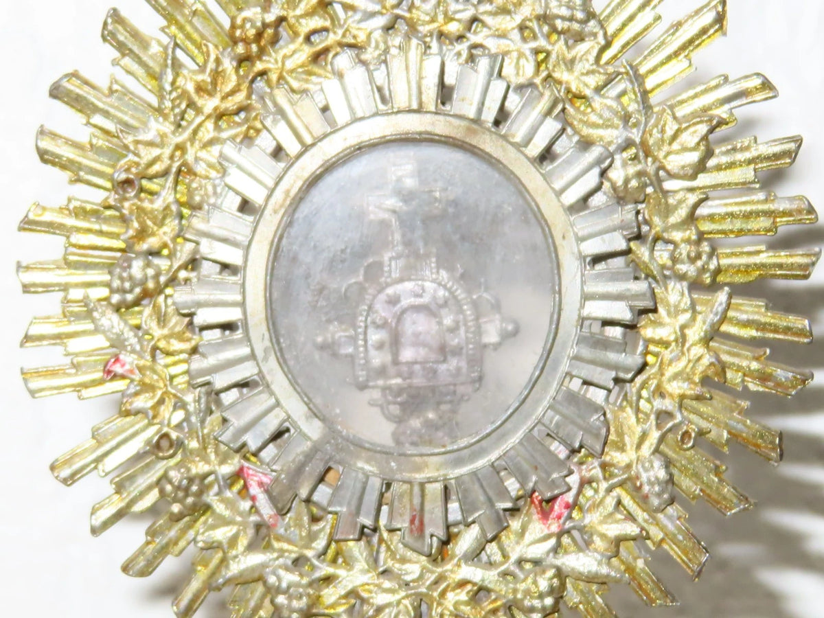 Miniatur Altar Monstranz Hausalter ! Religiös ! Heilig Blut Weingarten Württ.!!