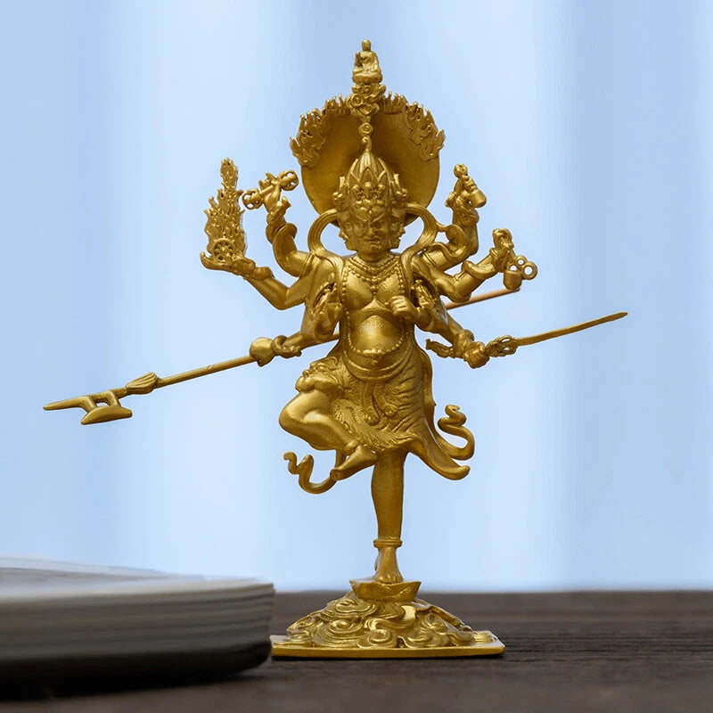 Handcrafted Acala Guardian Statue for Spiritual Protection Gift Decor Buddhist
