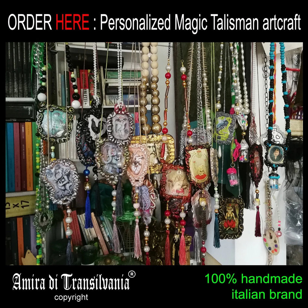 lucifer talisman black angel magic ritual amulet satanic pendant jewelry voodoo