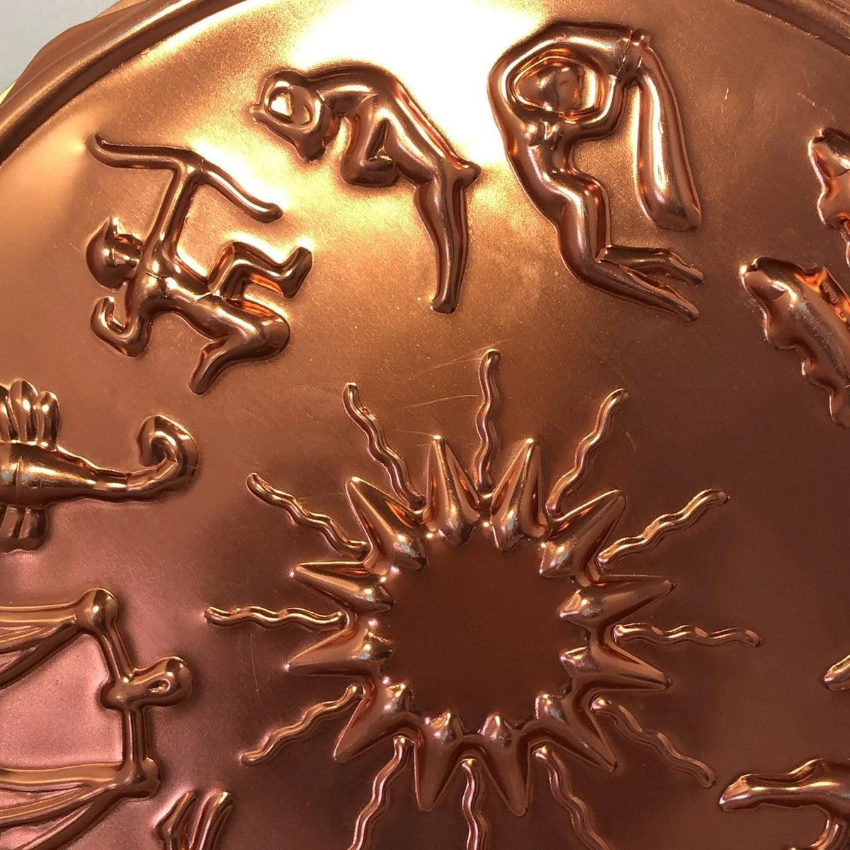 Decor Astrology Zodiac Vintage Jello Mold Charm Casting Tarot Horoscope Aquarius