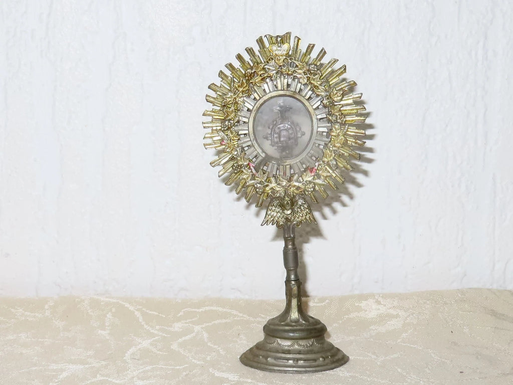 Miniatur Altar Monstranz Hausalter ! Religiös ! Heilig Blut Weingarten Württ.!!