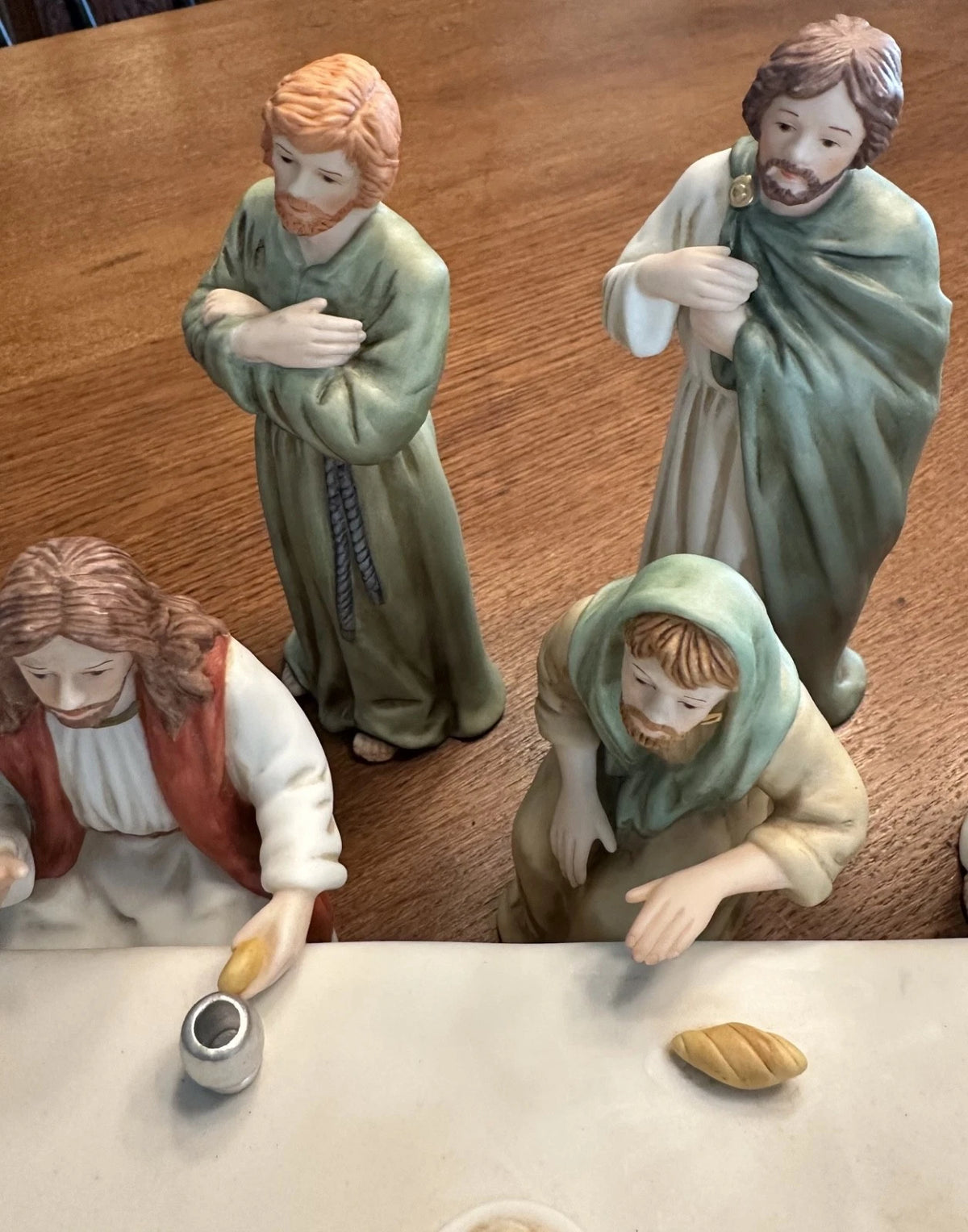 VTG Home Interiors Greatest Stories Ever Told The Lords Supper 12 Piece Set~RARE