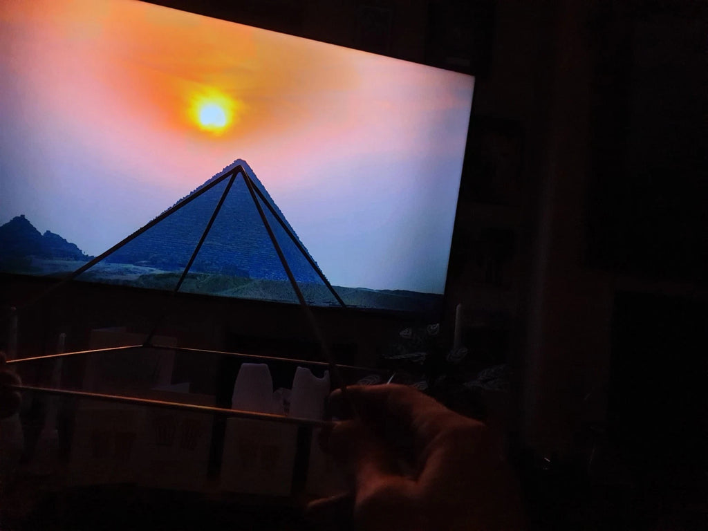 Kupfer Pyramide für Meditation, Reinigung &amp; Aufladung Kristalle - Geschenk - Gizeh Khufu
