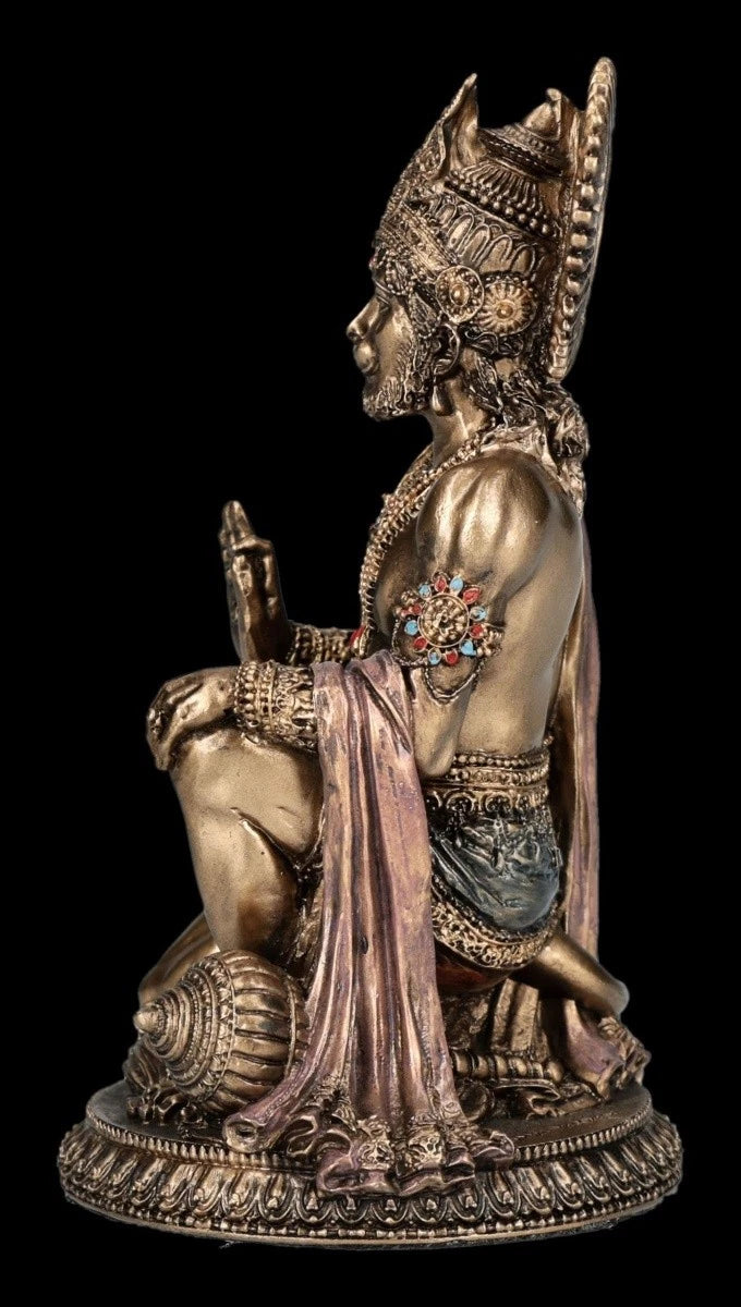 Hanuman Miniaturfigur-<wbr/>Gott der Stärke-Verones<wbr/>e Spirituelle Hindu Deko H 9,5