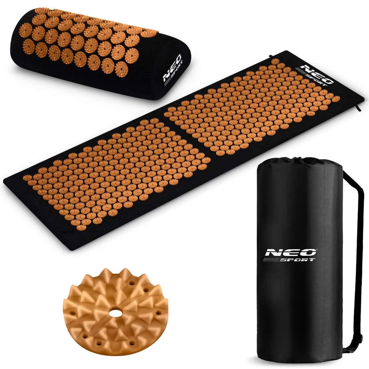 NEO-SPORT Akupressurmatt<wbr/>e Akupressur Matte Nadelmatte Massagematte Akupunktur