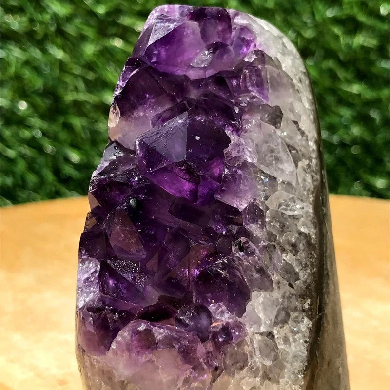 380g Natural Amethyst Geode Crystal Mineral Specimen Healing Reiki