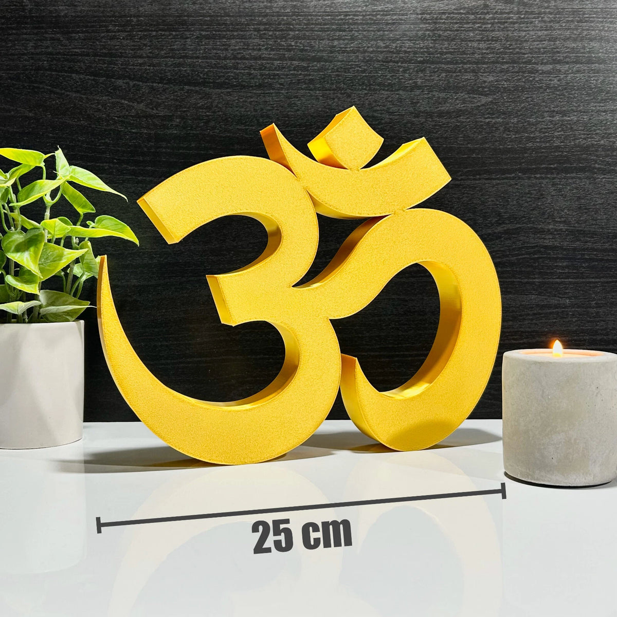 Yin Yang Lotus Om Deko Yoga Skulptur Geschenk Valentinstag Meditation Figur