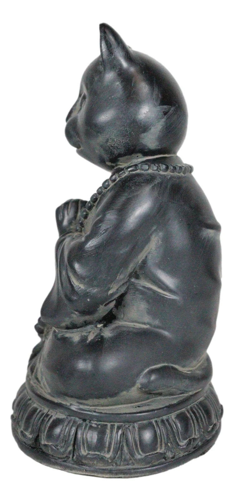 Buddha Cat Statue Meditating Zen Cat Figurine Cat Memorial Or Spiritual Decor
