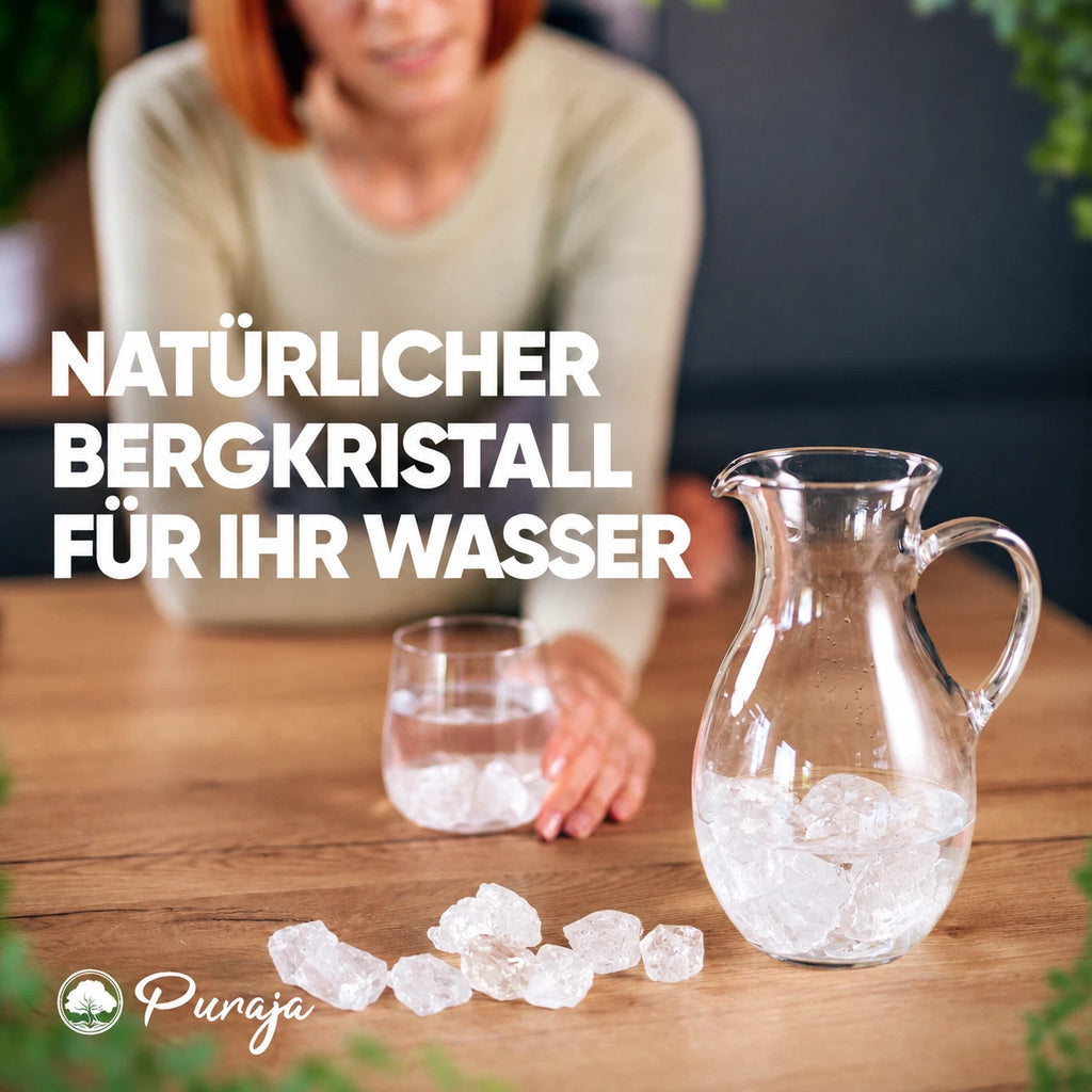 Bergkristall Edelsteine | 100% naturbelassene Rohsteine | Vielseitige Verwendung