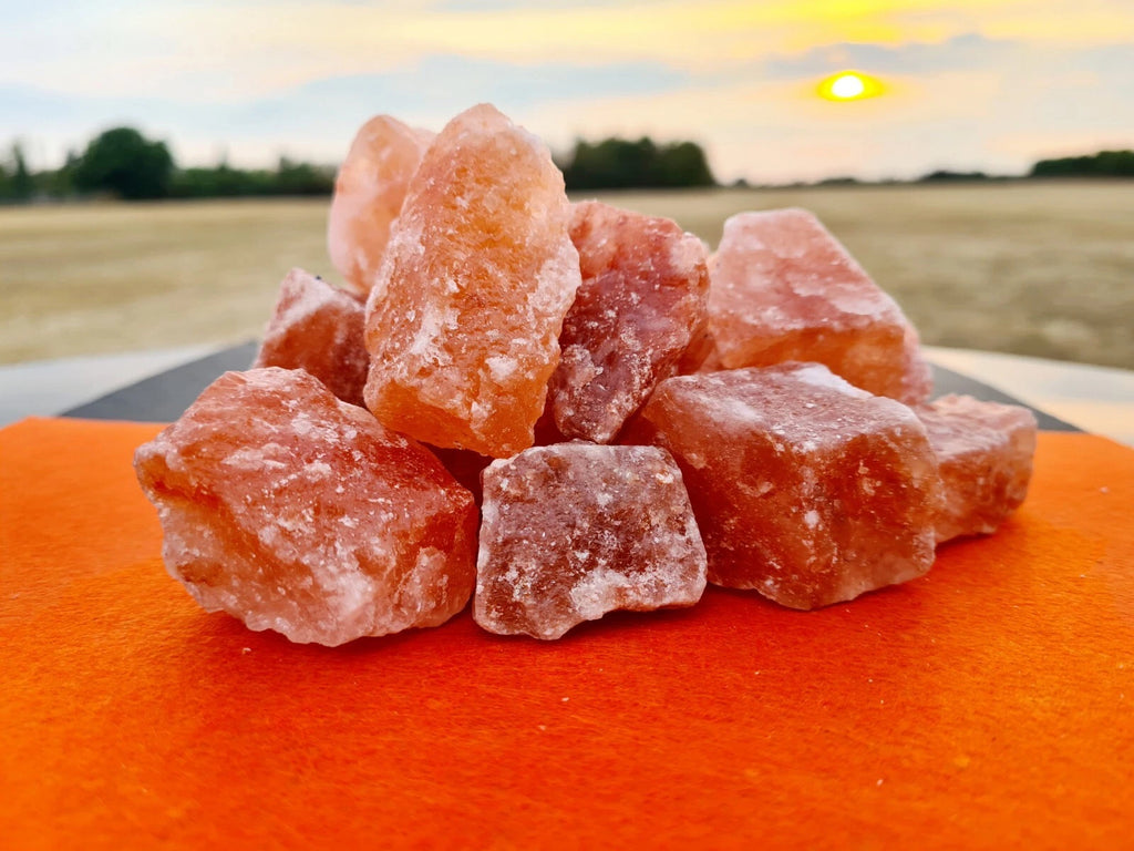 5 pieces of Himalayan Salt Healing Raw Crystals 40mm-50mm, aura cleansing