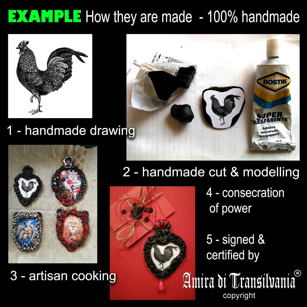 lucifer talisman black angel magic ritual amulet satanic pendant jewelry voodoo