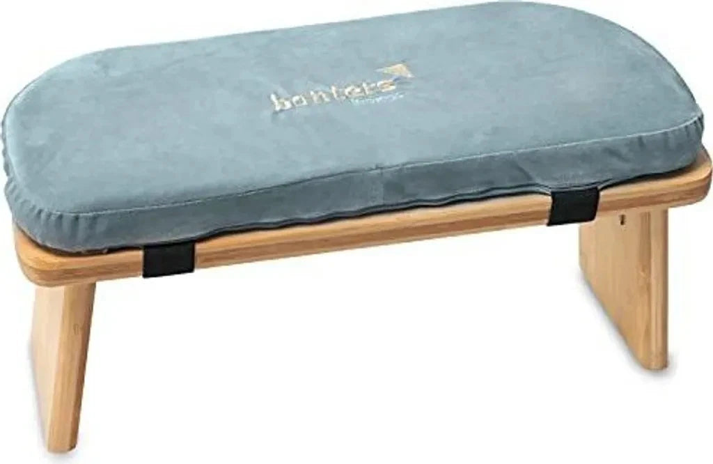 Banters Meditationsban<wbr/>k aus Bambus, klappbarer Meditationshoc<wbr/>ker mit Kissen