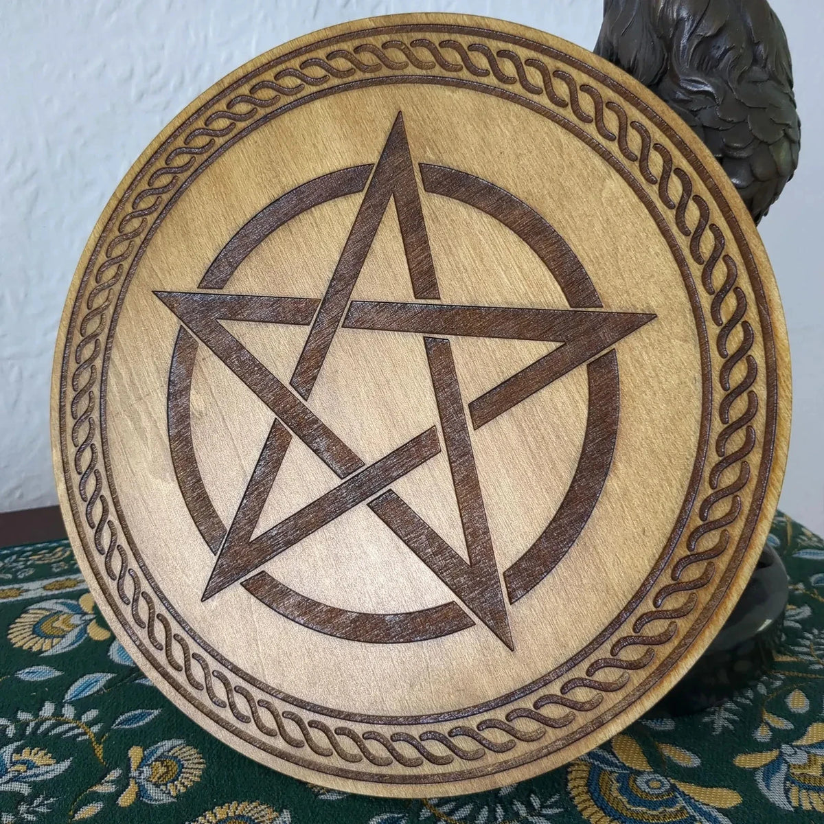 Handmade Occult Star for Altar Decoration Gothic Wall Hanging, and Sacred Space