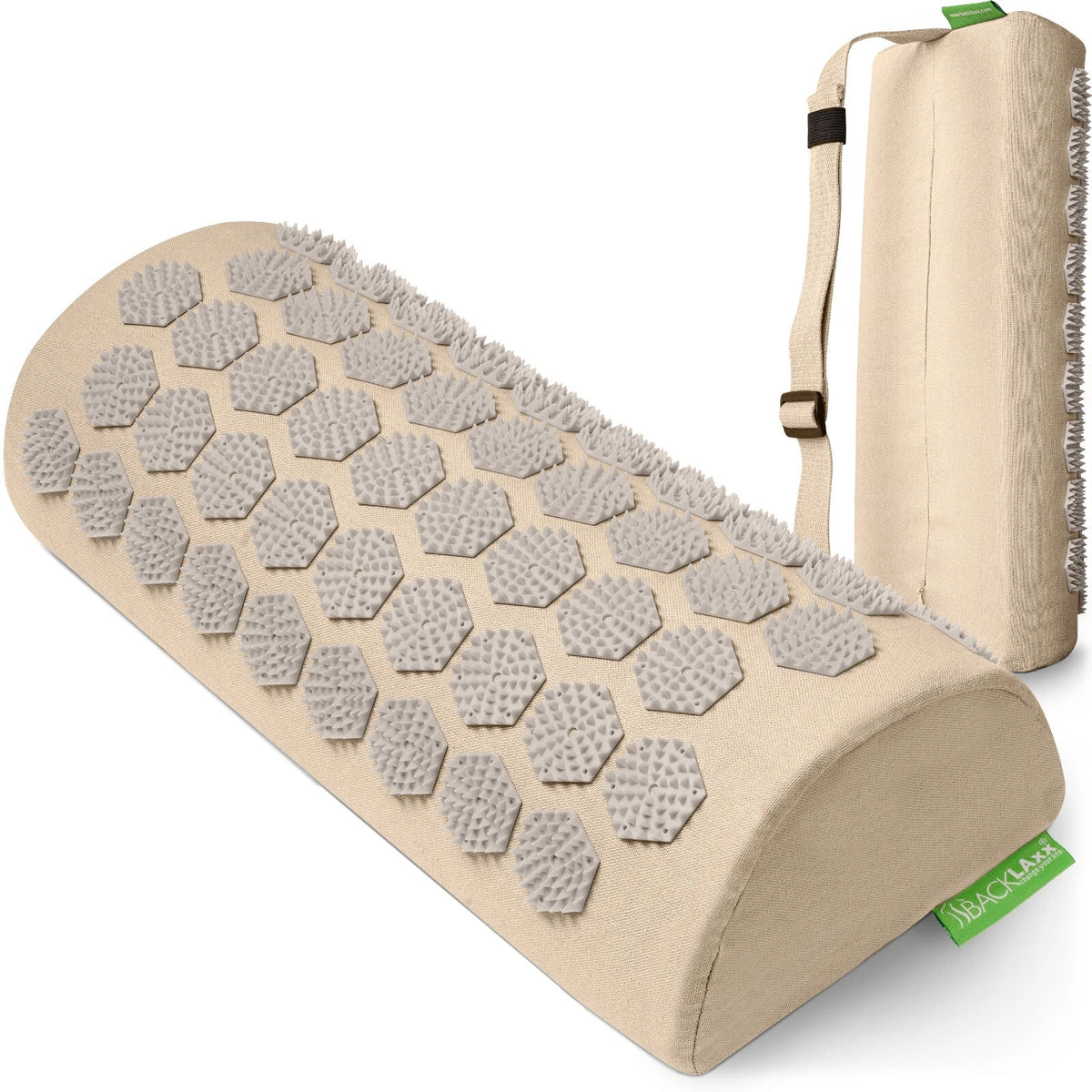 BACKLAxx ® Akupressur Nackenrolle - 2592 Spitzen - mit Befestigungsba<wbr/>nd