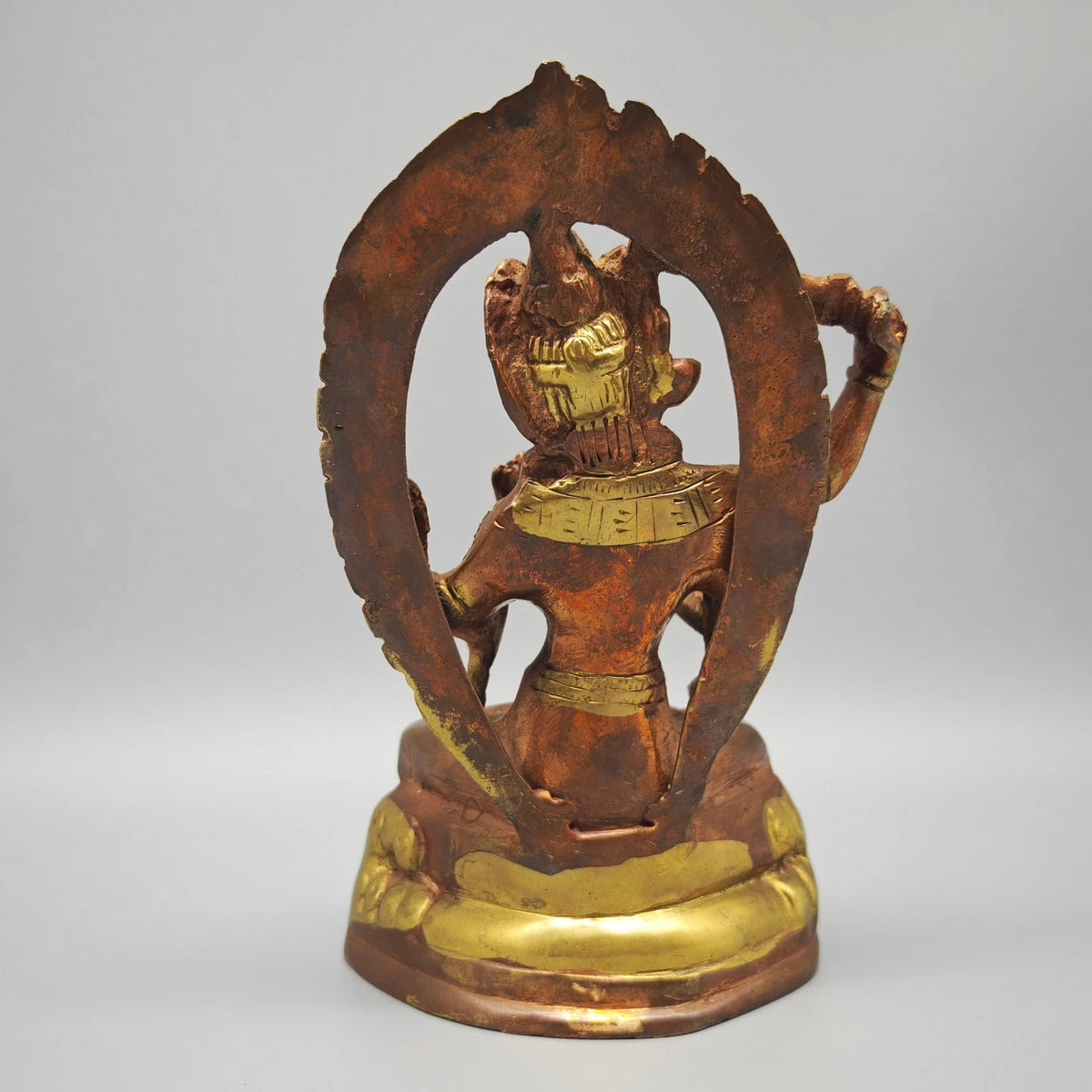 Manjushri Figur Bronze 20 cm Yoga Buddhismus Bodhisattva spirituell Asien
