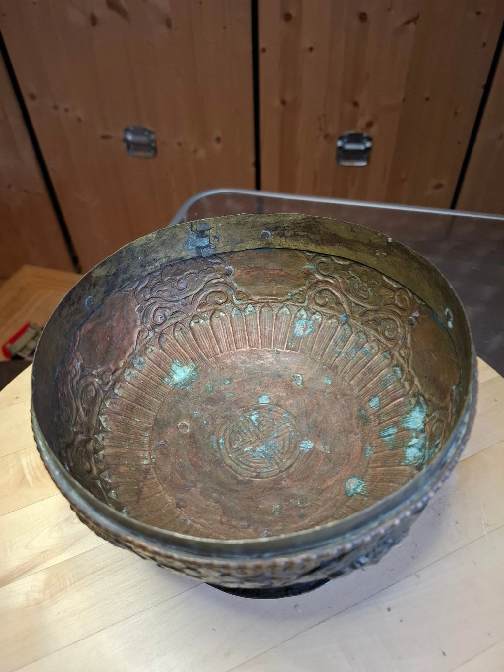 Asiatisch/tibe<wbr/>tanischen Weihrauchgefäß (Durchmesser unten:14cm,mit<wbr/>te:18cm )