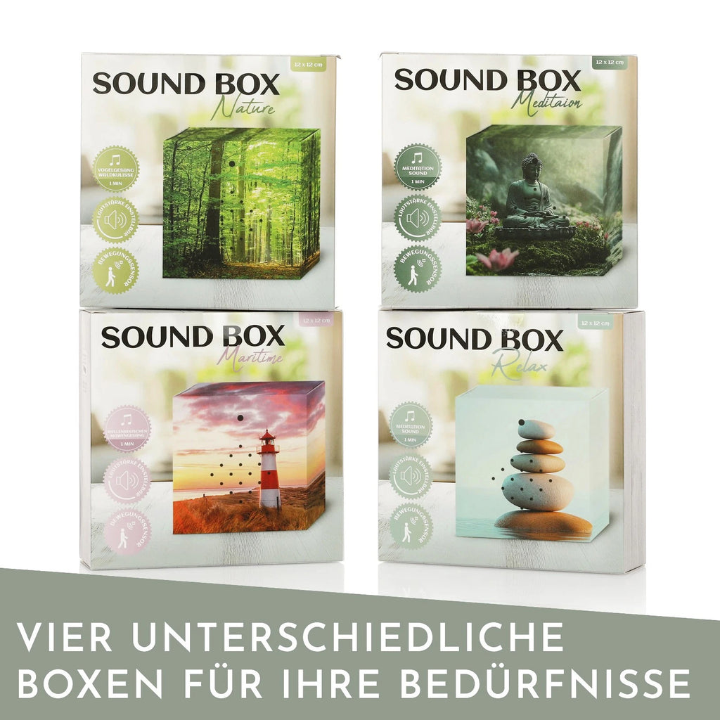 Nordstern Soundbox mit Naturklängen und Vogelgesang für Entspannung &amp; Ruhe