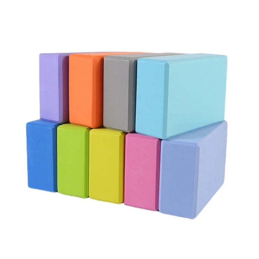 Gym Blocks Foam Brick Training Exercise Fitness Set Tool Yoga Bolster Pillow