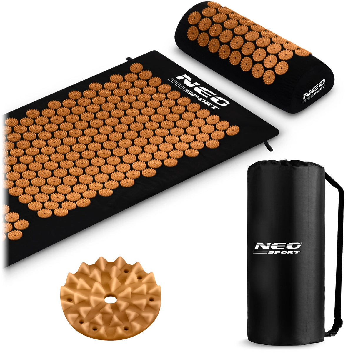 NEO-SPORT Akupressurmatt<wbr/>e Akupressur Matte Nadelmatte Massagematte Akupunktur