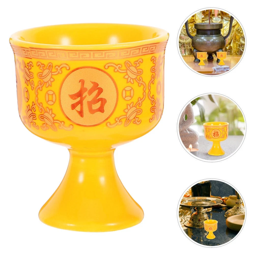 3 Pcs Keramik-altars<wbr/>chalen Buddha-kerzenk<wbr/>elch Teetassen Aus Porzellan