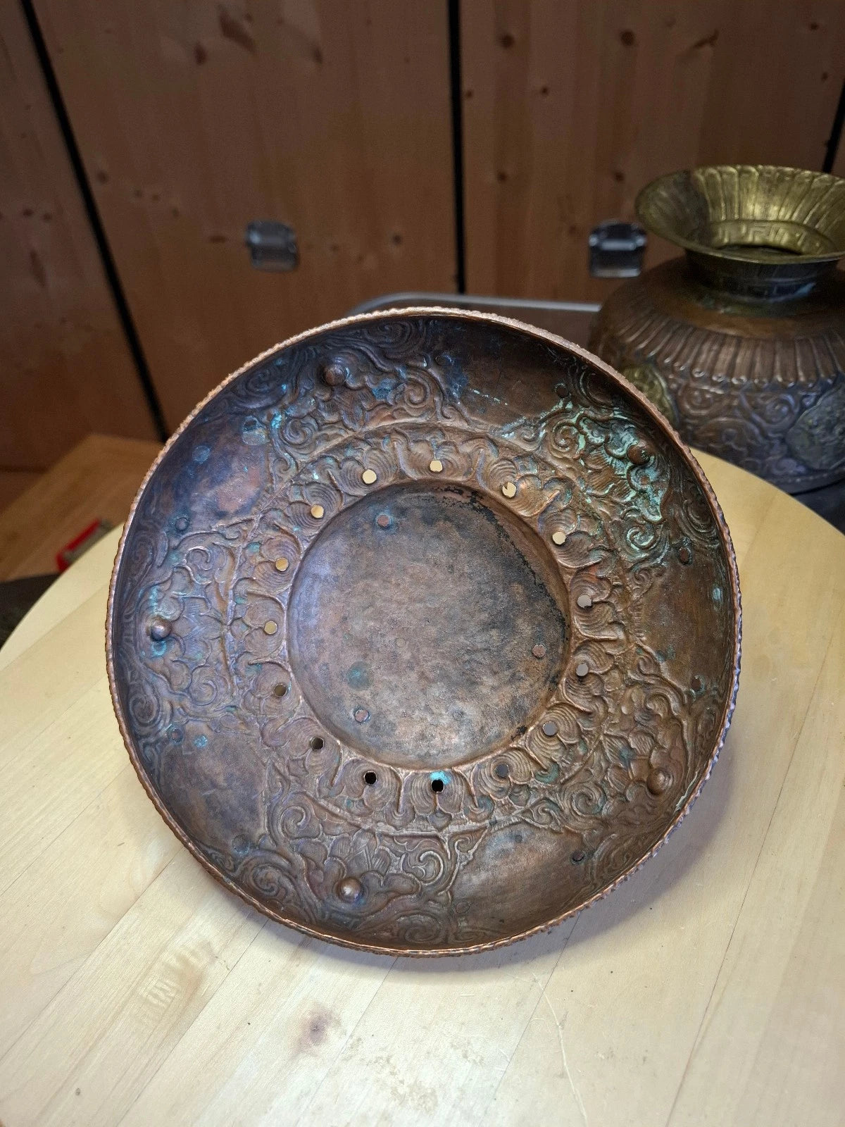 Asiatisch/tibe<wbr/>tanischen Weihrauchgefäß (Durchmesser unten:14cm,mit<wbr/>te:18cm )