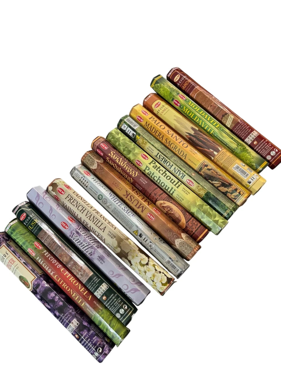 15+5 Mix 300 Räucherstäbche<wbr/>n HEM zufällige Auswahl 20x 15Stk. Indische Düfte