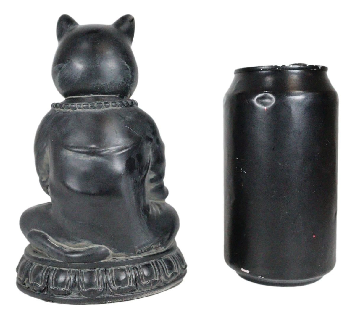 Buddha Cat Statue Meditating Zen Cat Figurine Cat Memorial Or Spiritual Decor