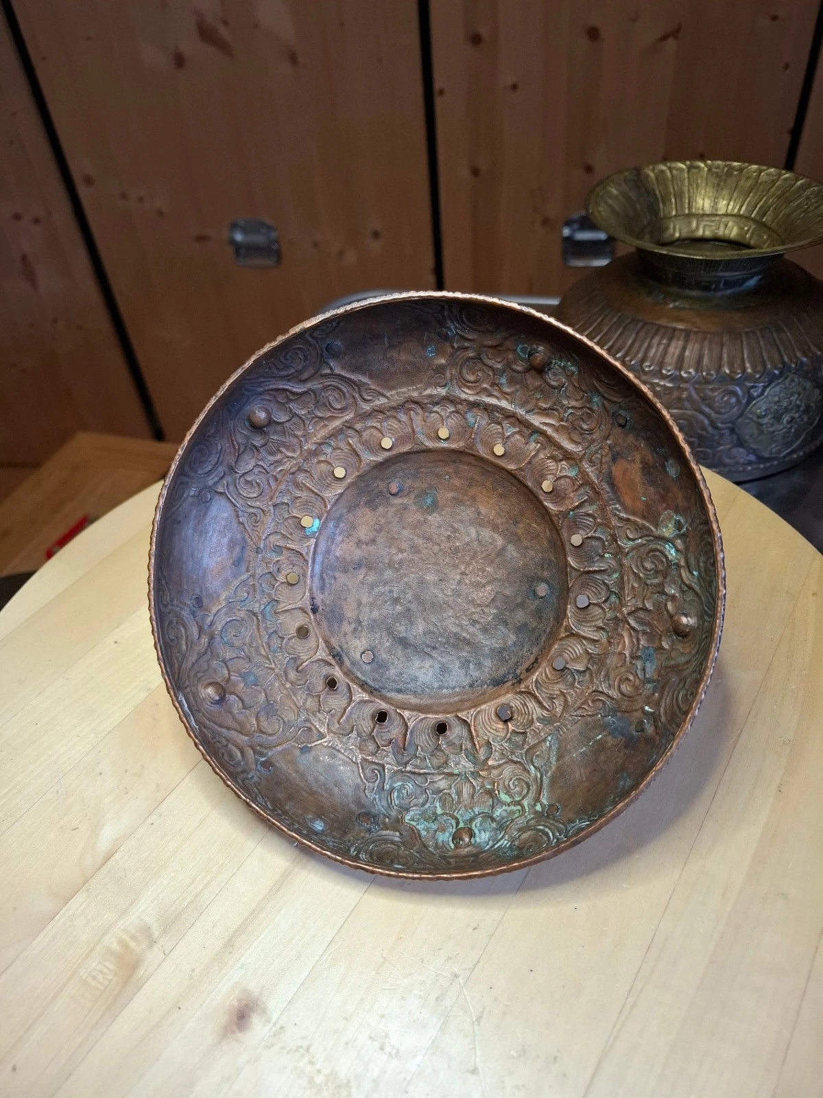 Asiatisch/tibe<wbr/>tanischen Weihrauchgefäß (Durchmesser unten:14cm,mit<wbr/>te:18cm )