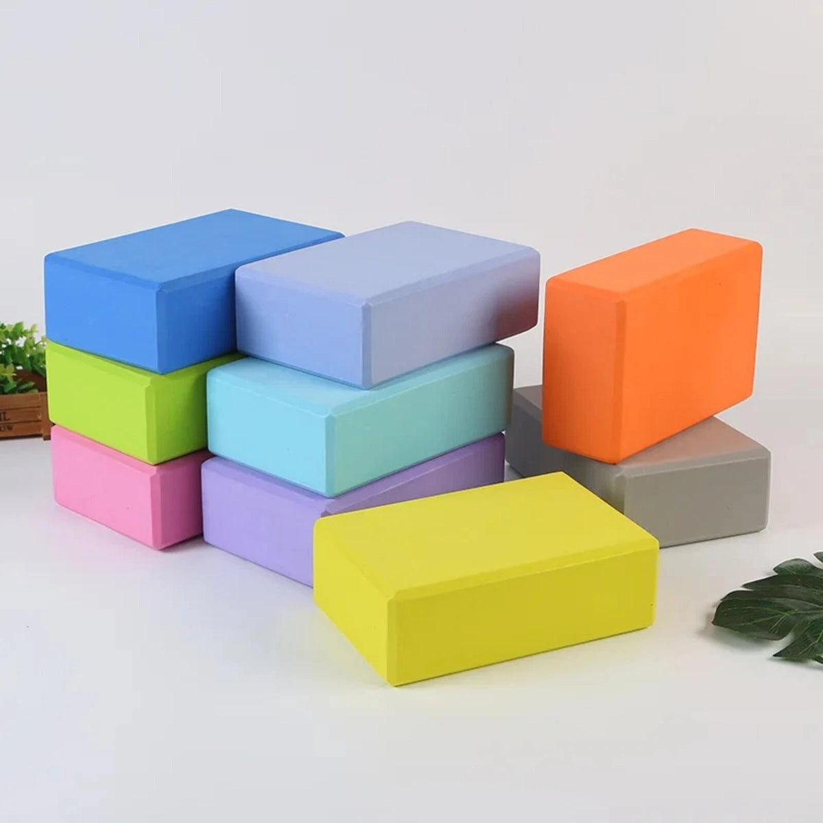 Gym Blocks Foam Brick Training Exercise Fitness Set Tool Yoga Bolster Pillow
