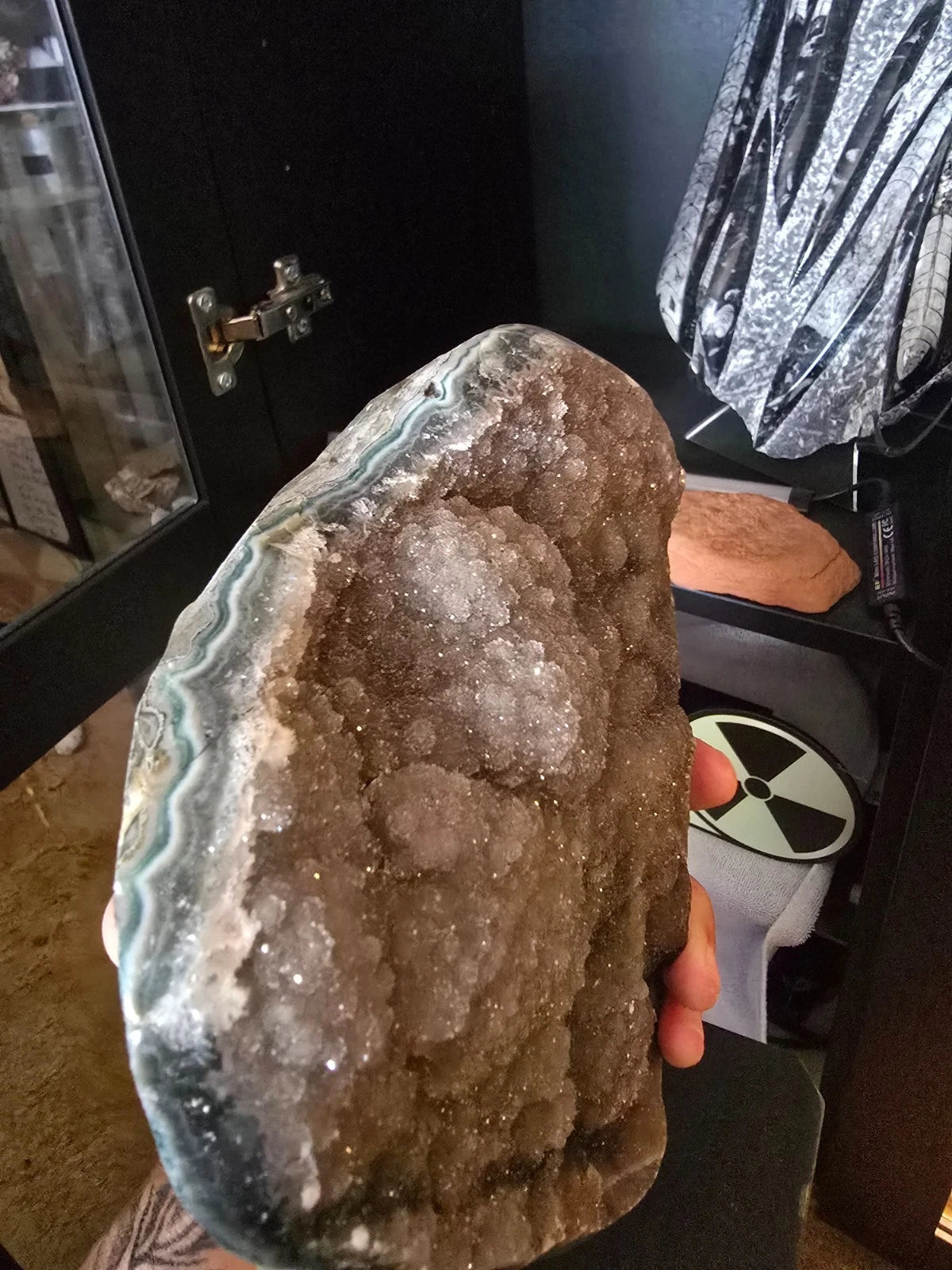 crystals/geode<wbr/>. Druzy Quartz Amethyst Geode from fossilera.