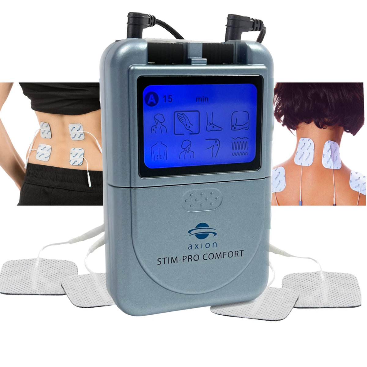Tens Gerät Schmerztherapi<wbr/>e Reizstromgerät digital Massage Rücken Schulter Muskel