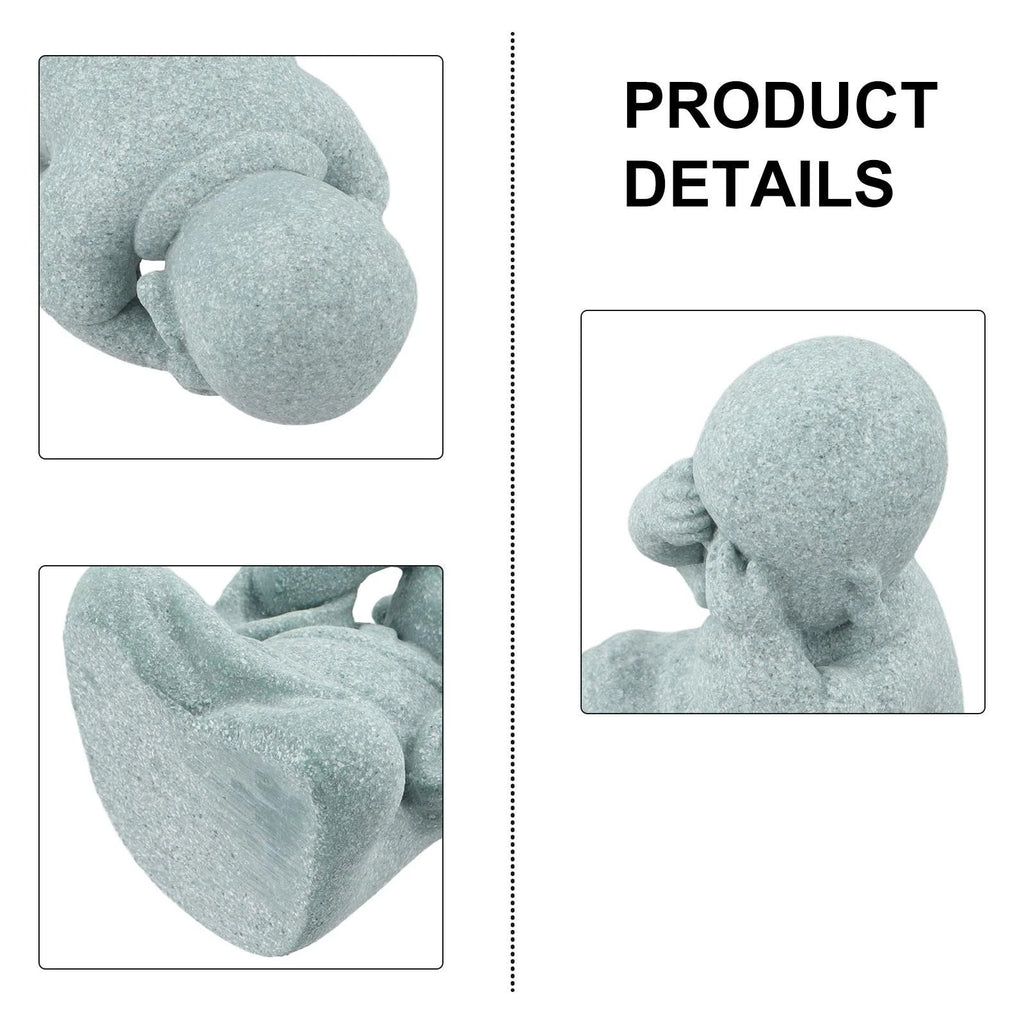 Resin Mönch Statuen Buddha Figuren für spirituelle Wohnkultur und Feng Shui