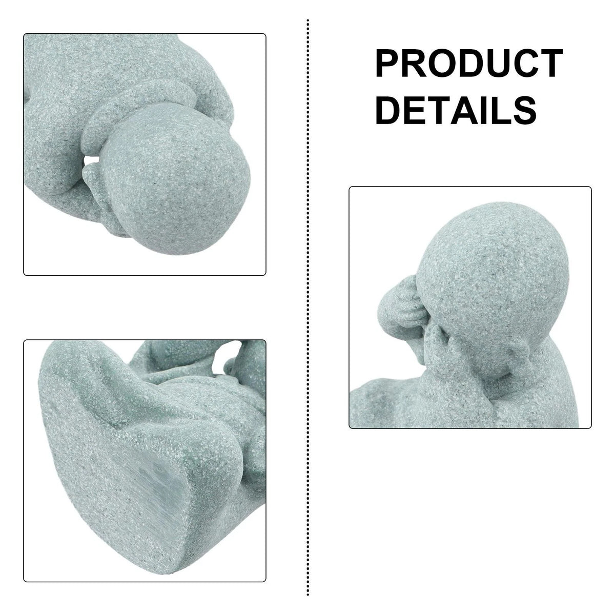 Resin Mönch Statuen Buddha Figuren für spirituelle Wohnkultur und Feng Shui