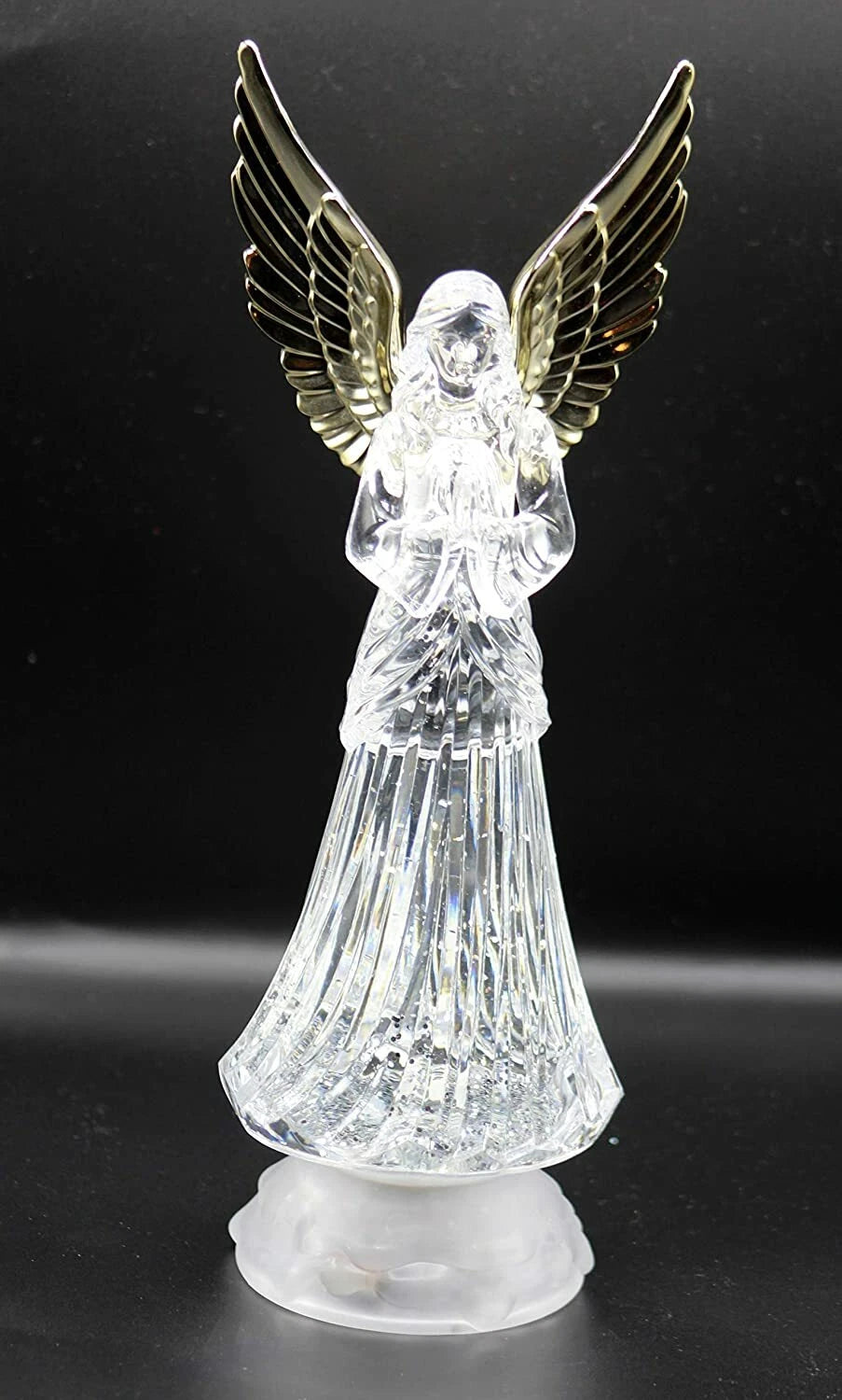 LED LIGHT-UP PRAYING ANGEL FIGURINE ANGELS CHERUBS FIGURINE STATUE