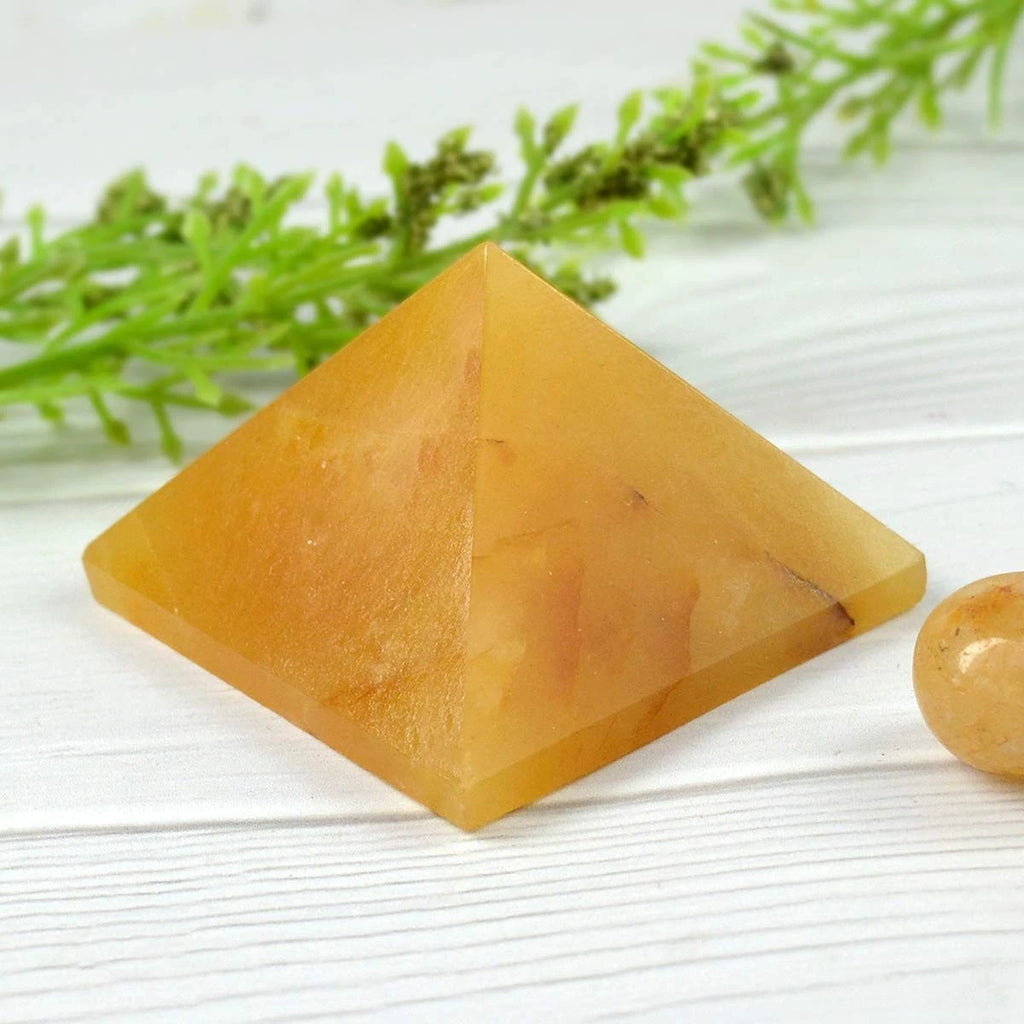 Citrin Stein Pyramide Für Reiki Heilung/Gitter Aura Reinigung, Vastu Korrektur