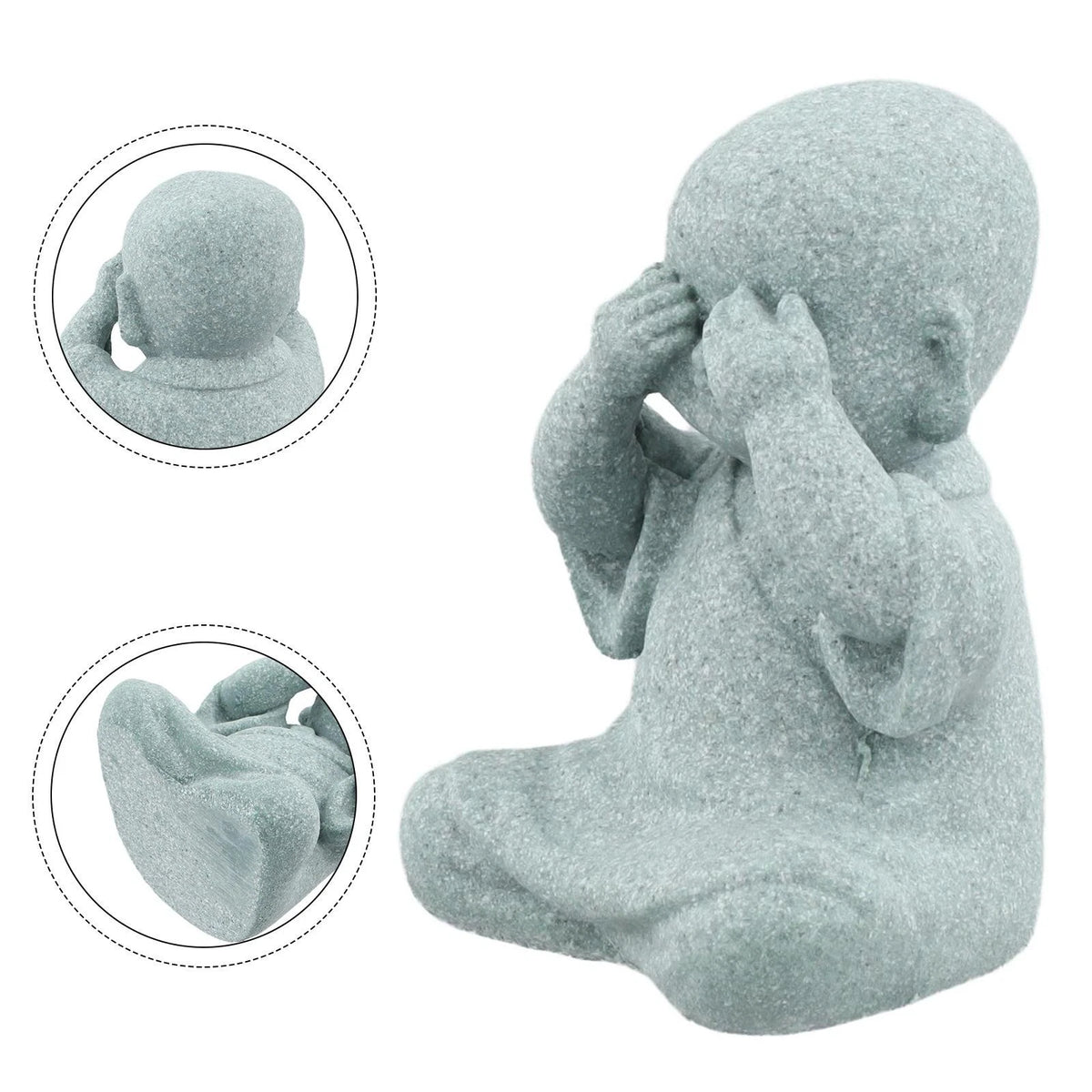 Resin Mönch Statuen Buddha Figuren für spirituelle Wohnkultur und Feng Shui