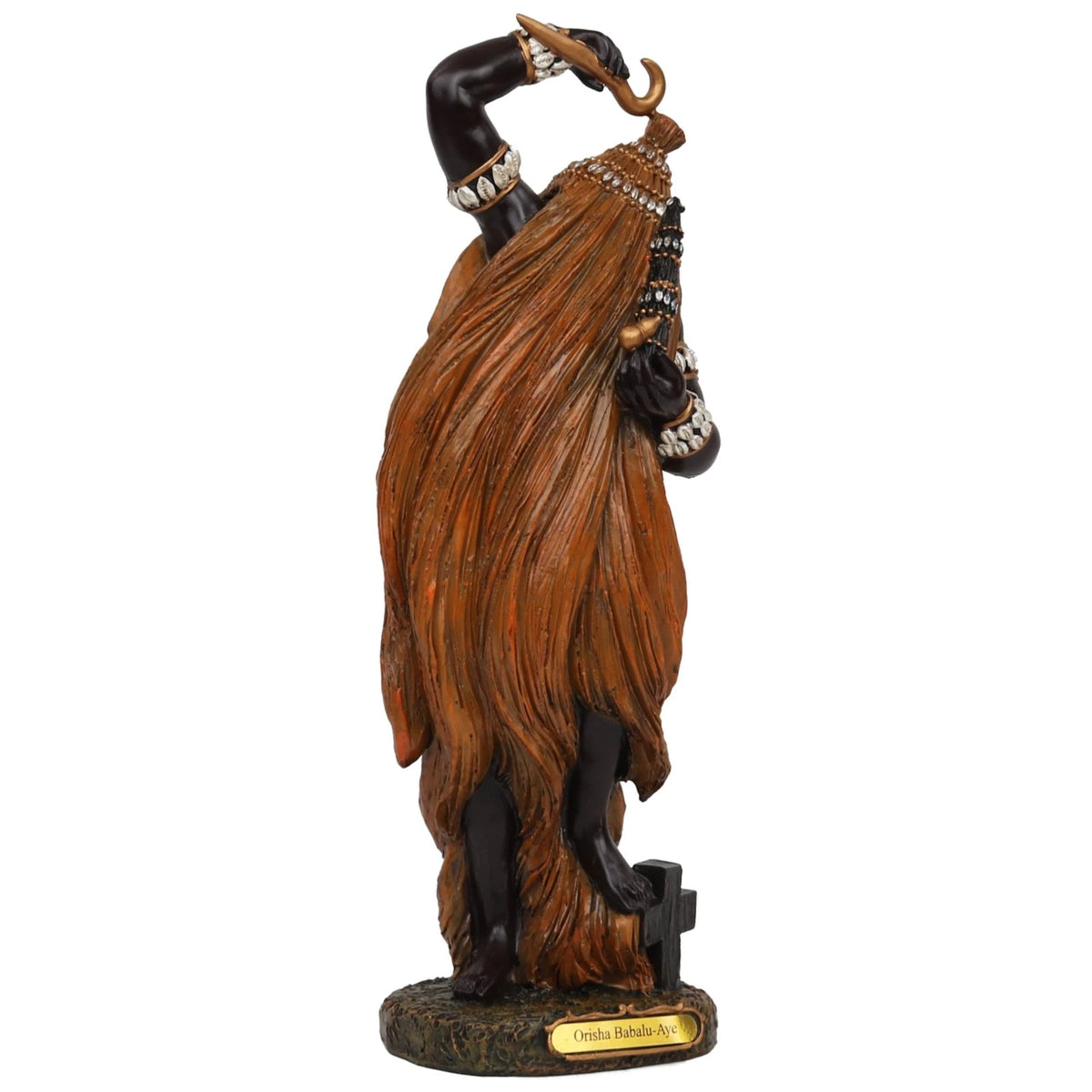 12" Inch, Babalu Aye , Orisha Spiritual Statue, Yoruba Religion
