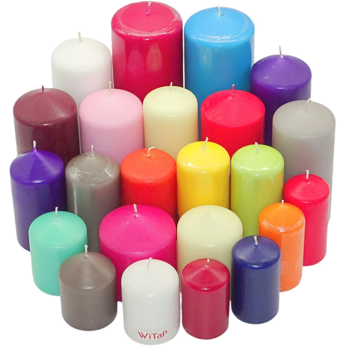 5 - 12 kg Premium Stumpenkerzen Blockkerzen Kerzen 1 Wahl farblich bunt gemischt